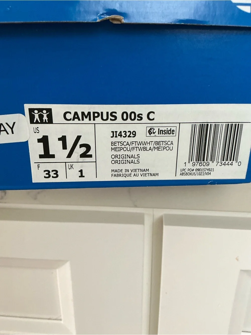 Adidas Campus Kids Red Suede Sneakers with White Stripes - Athletic Casual